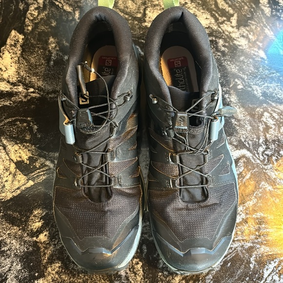 Salomon Gore-Tex Hiking Shoes X ULTRA 04W. Black and gray - Picture 2 of 2